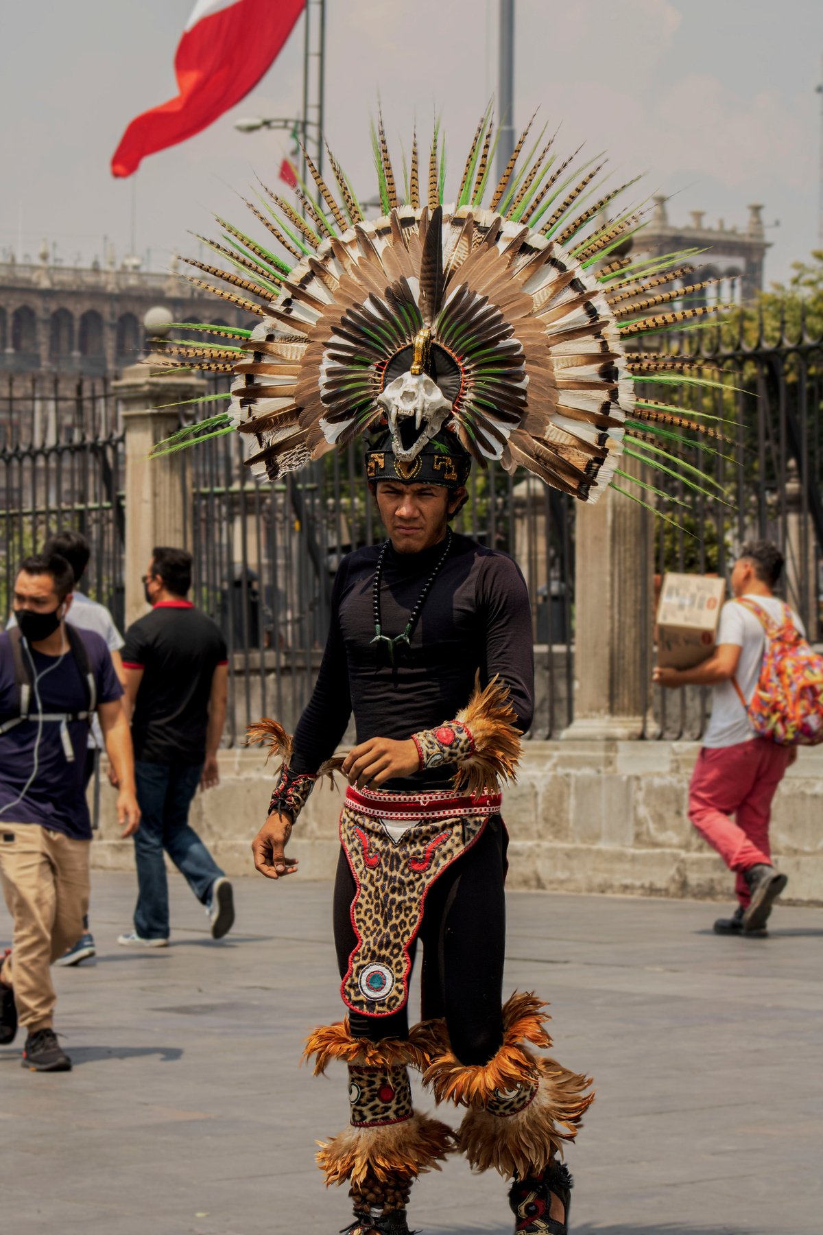 A Man Wearing Traditional Costume